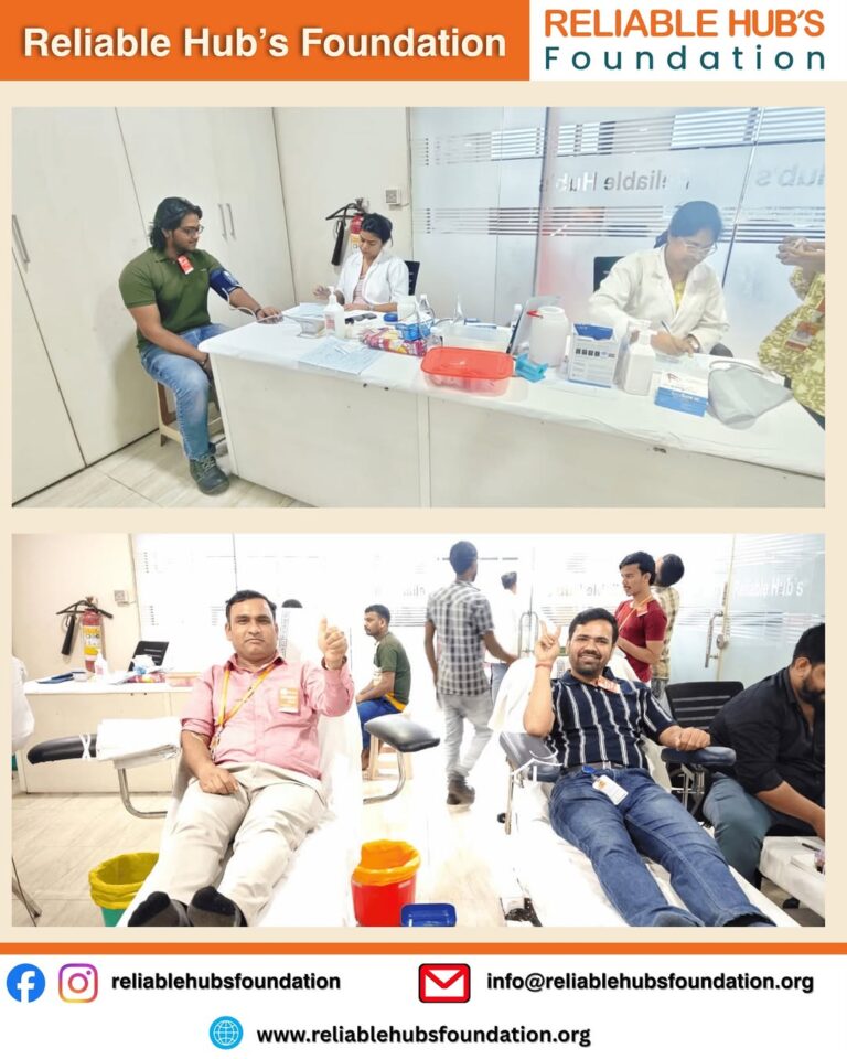 🌟 Successful 4th Blood Donation🩸 Drive! 🌟On Saturday, 11th October 2025, Reliable Hub’s Found (1)