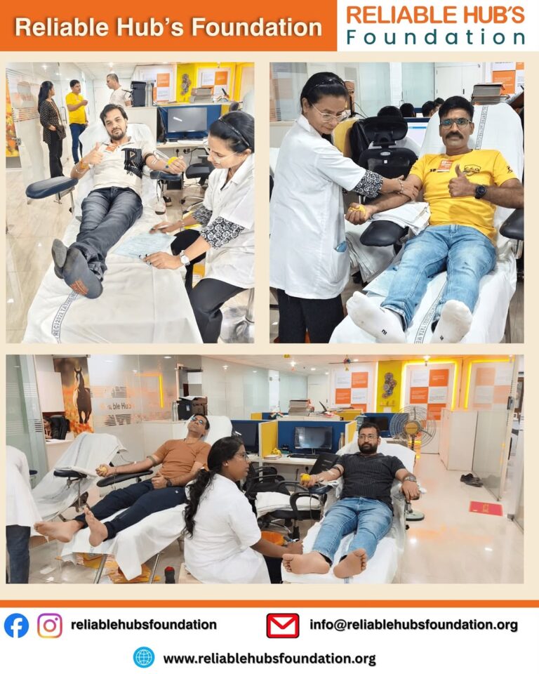 🌟 Successful 4th Blood Donation🩸 Drive! 🌟On Saturday, 11th October 2025, Reliable Hub’s Found (2)