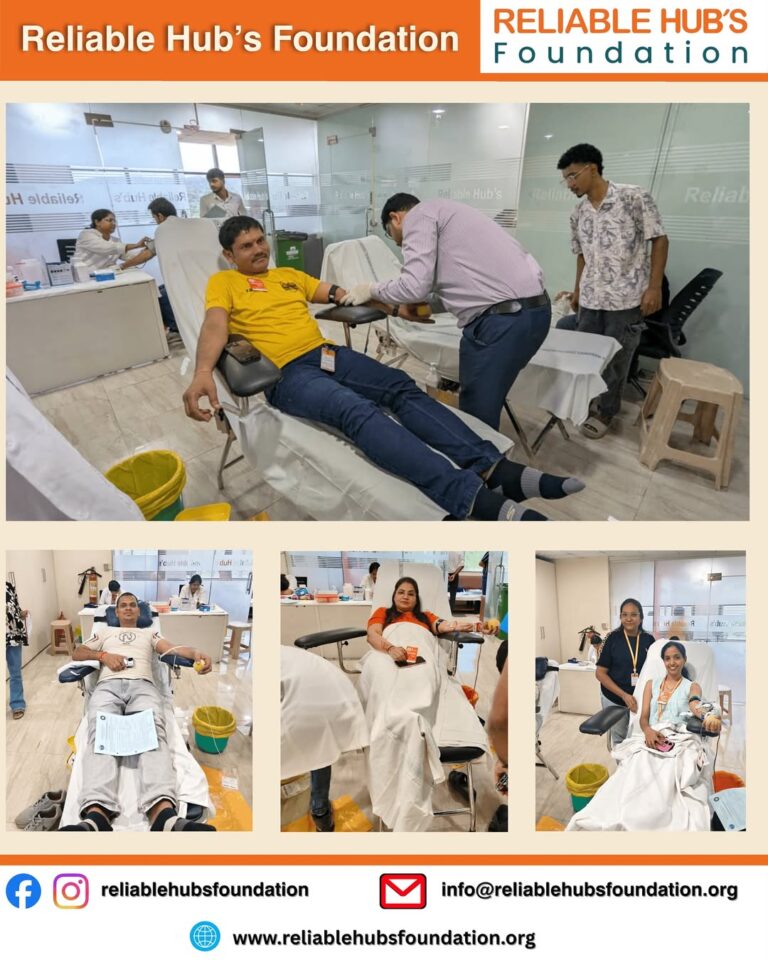 🌟 Successful 4th Blood Donation🩸 Drive! 🌟On Saturday, 11th October 2025, Reliable Hub’s Found (4)