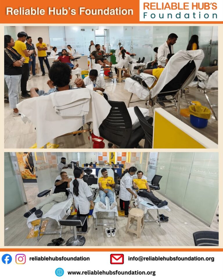 🌟 Successful 4th Blood Donation🩸 Drive! 🌟On Saturday, 11th October 2025, Reliable Hub’s Found (5)