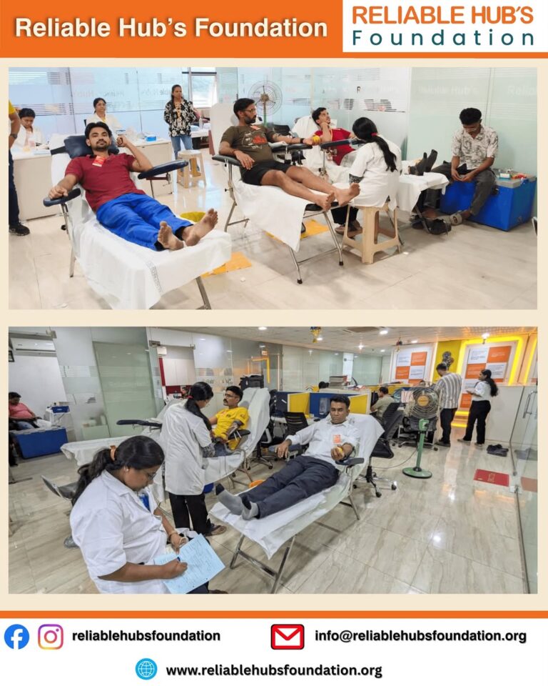 🌟 Successful 4th Blood Donation🩸 Drive! 🌟On Saturday, 11th October 2025, Reliable Hub’s Found (6)