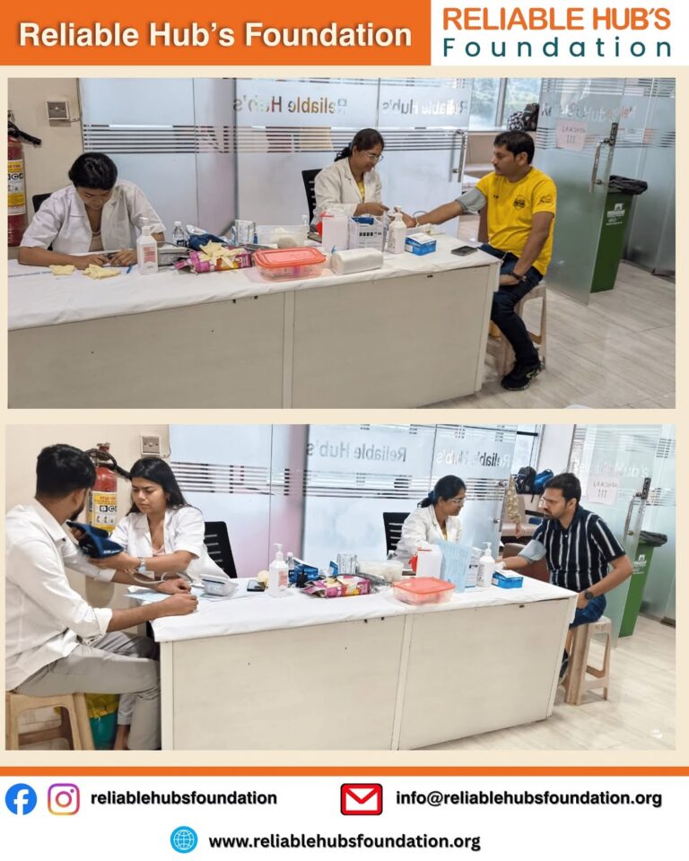 🌟 Successful 4th Blood Donation🩸 Drive! 🌟On Saturday, 11th October 2025, Reliable Hub’s Found