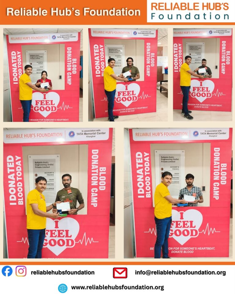 🌟 Successful 4th Blood Donation🩸 Drive! 🌟On Saturday, 11th October 2025, Reliable Hub’s Found (8)