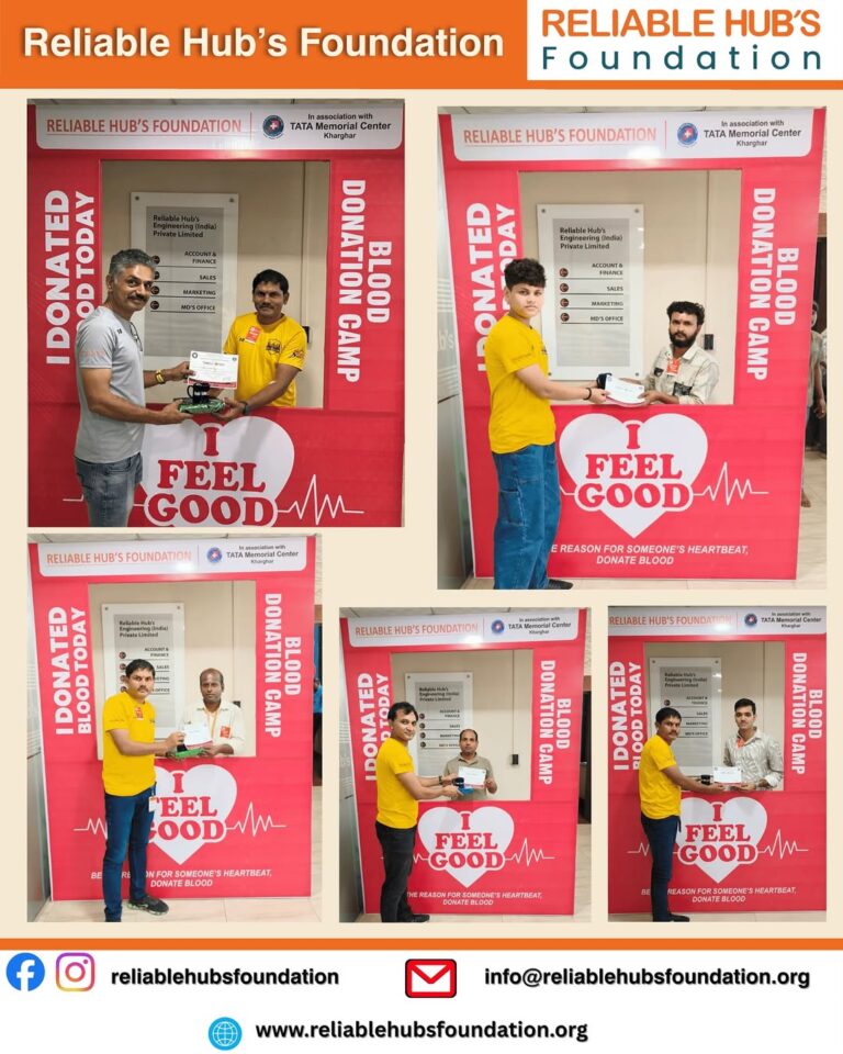 🌟 Successful 4th Blood Donation🩸 Drive! 🌟On Saturday, 11th October 2025, Reliable Hub’s Found (9)